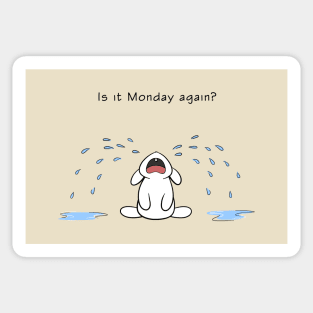 Is it Monday again? Sticker